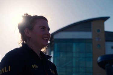 Alicia, an engineer at RNLI