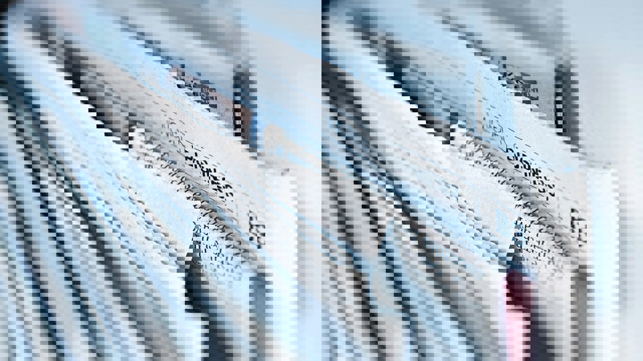 Close up of a stack of newspapers 