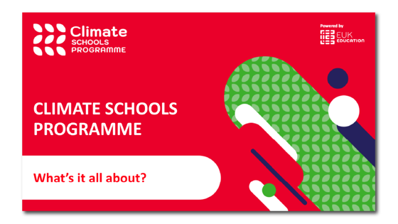 Climate Schools Programme geography intro lesson